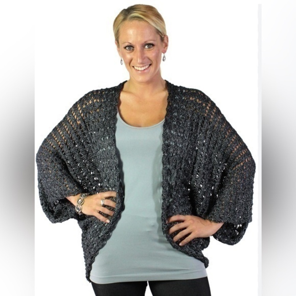 Ann Taylor LOFT Olive Green Knit Shrug sweater size XS/S